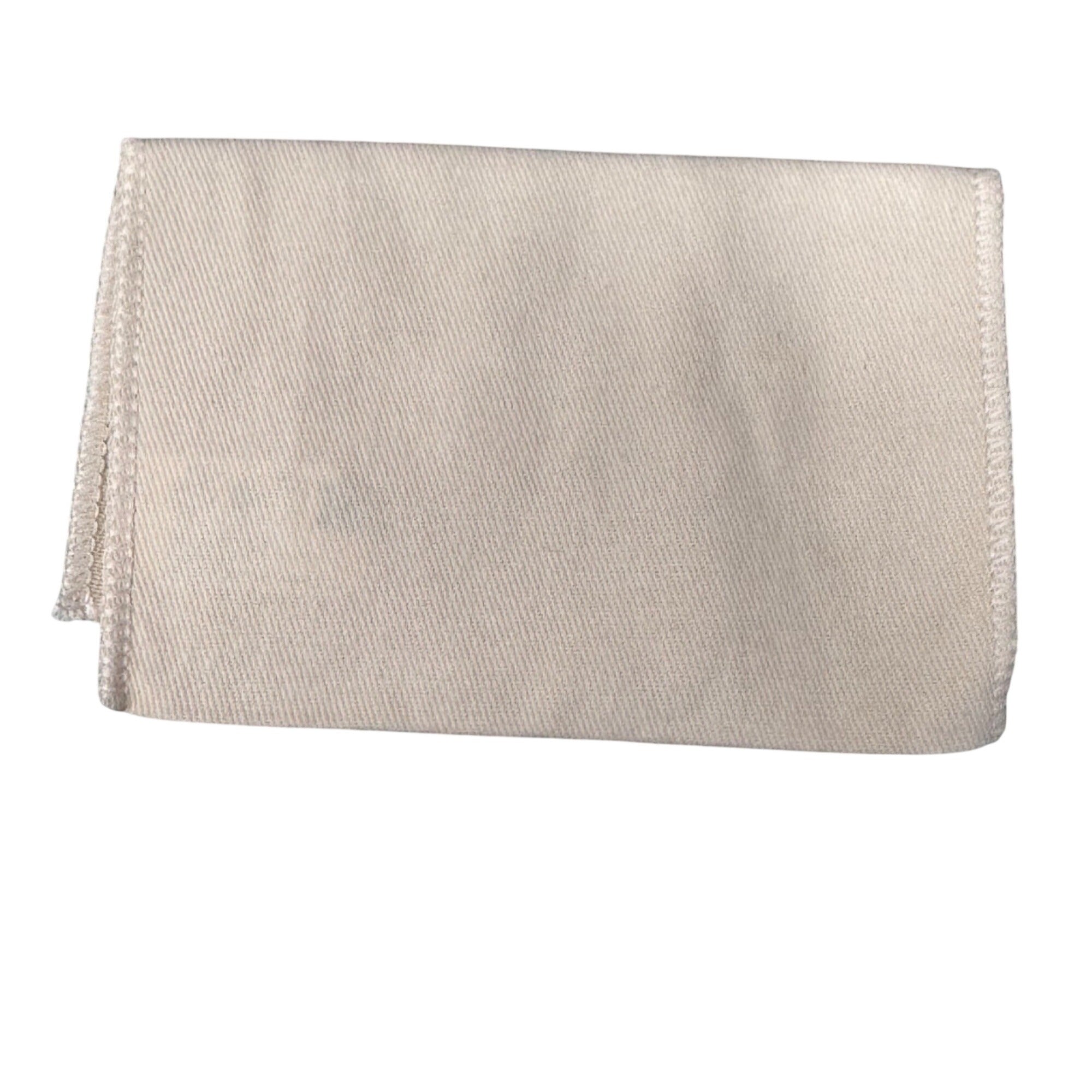Louis Vuitton Beige Cotton Dust Bag 5X3.5 Clutch Wallet Accessories Small Items