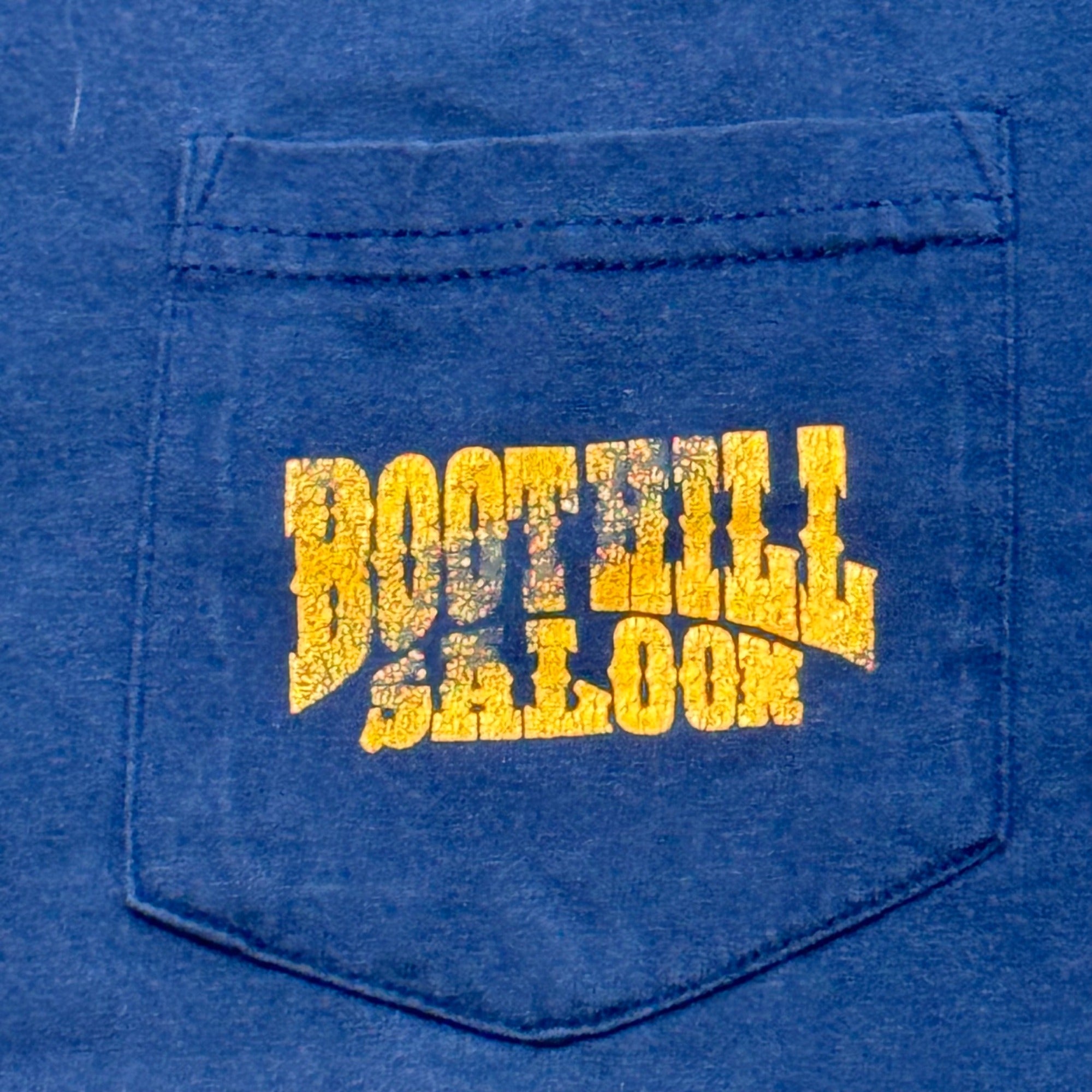 Boot Hill Saloon 2004 Bike Week Navy T-Shirt XXL 100% Cotton Made In Honduras