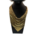 VTG Whiting and Davis Disco Diva CHAINMAIL Scarf Necklace Mesh Flapper Art Deco