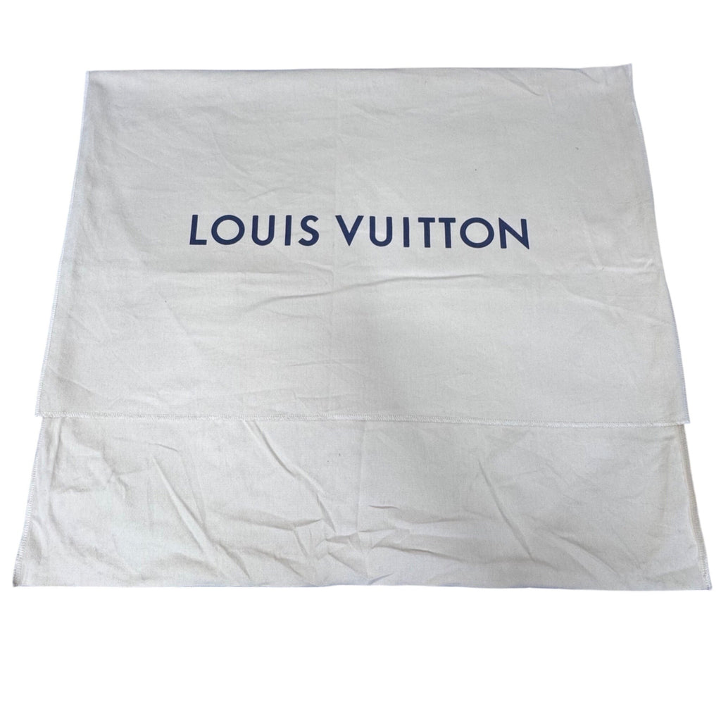 Louis Vuitton Beige Cotton Dust Bag For Storage Purse Handbag Protection 24"x21"