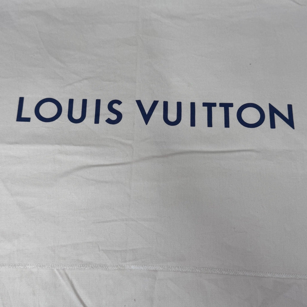 Louis Vuitton Beige Cotton Dust Bag For Storage Purse Handbag Protection 24"x21"