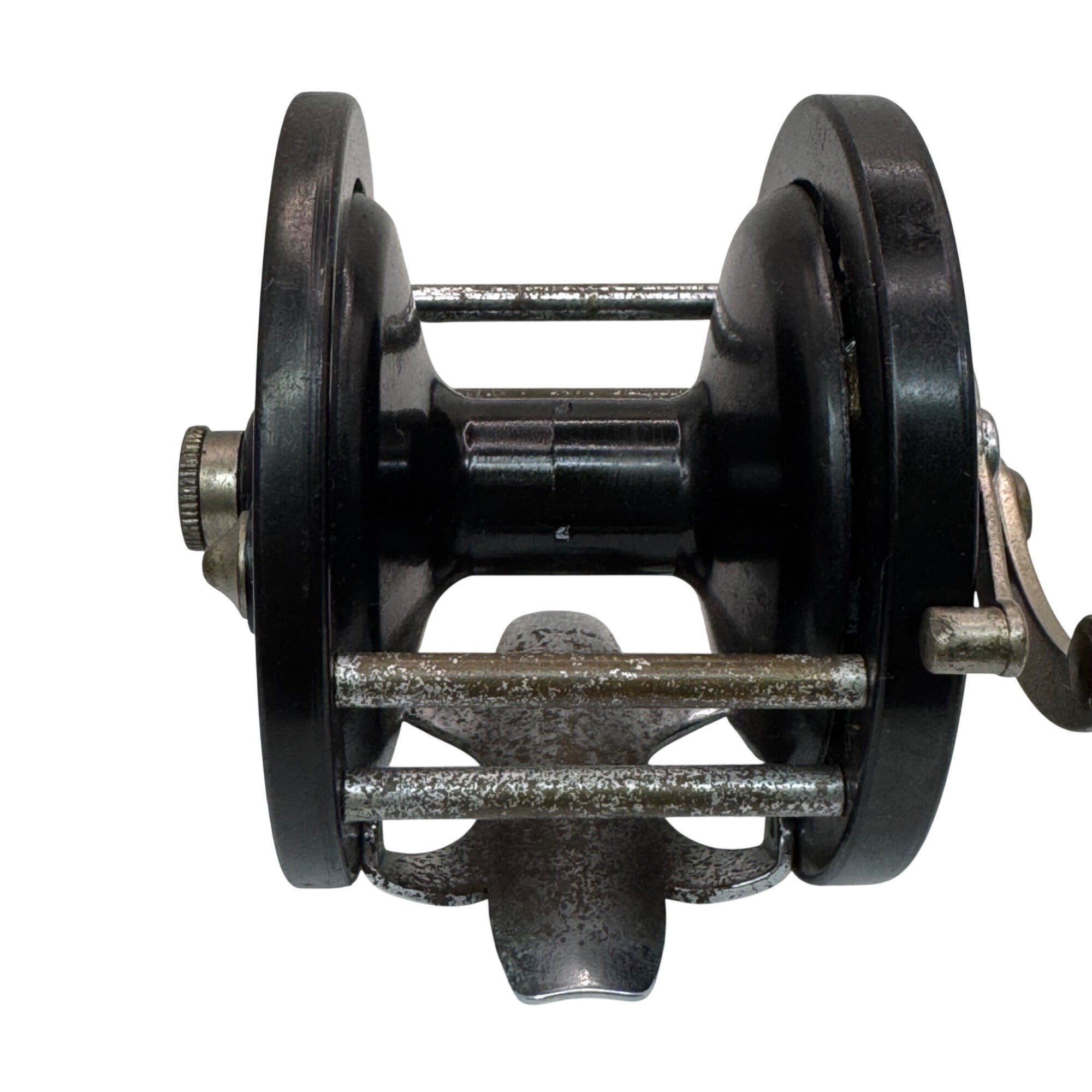 Vintage Penn No. 80 30-60 Fishing Reel Black & Silver 3" Spool Classic Durable