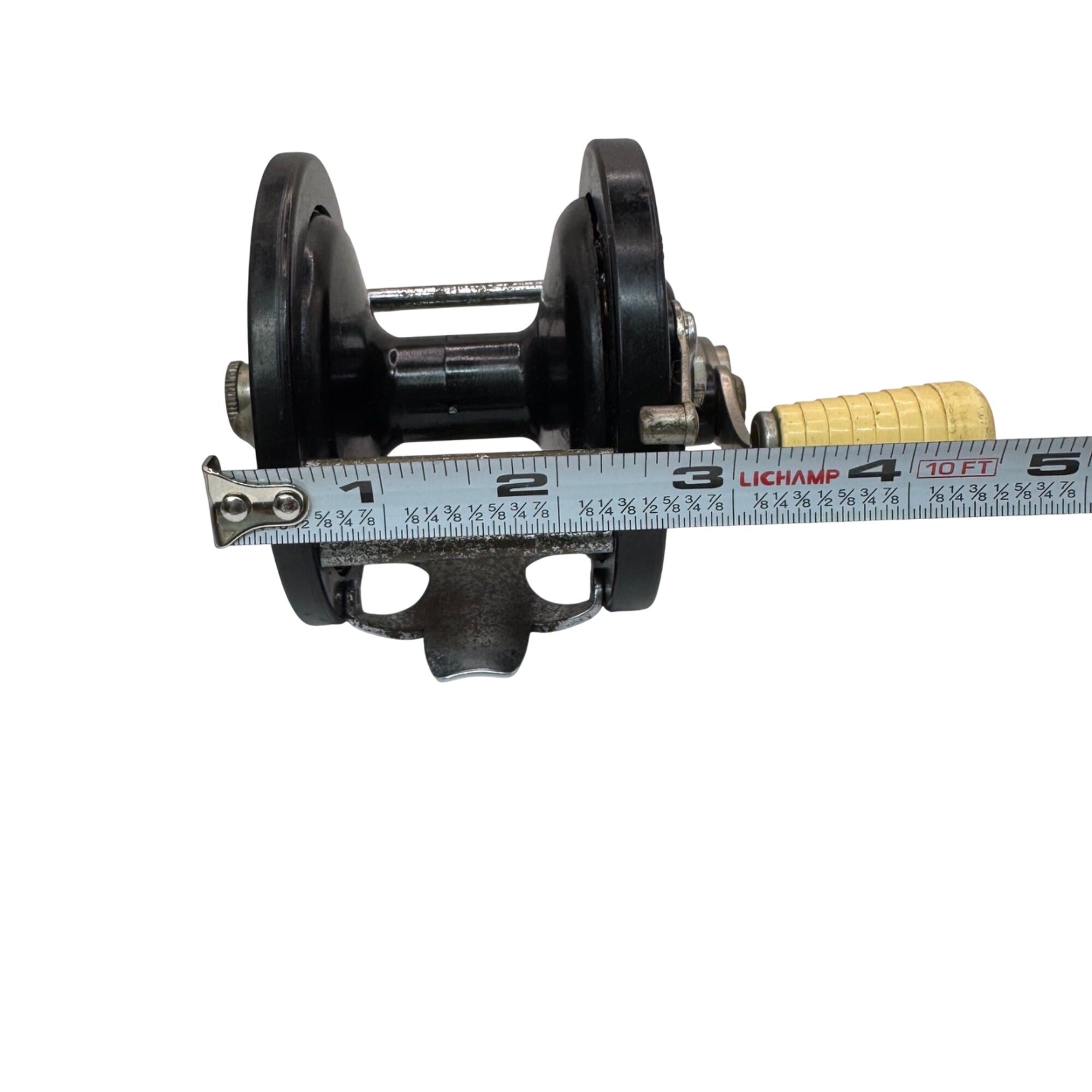 Vintage Penn No. 80 30-60 Fishing Reel Black & Silver 3" Spool Classic Durable