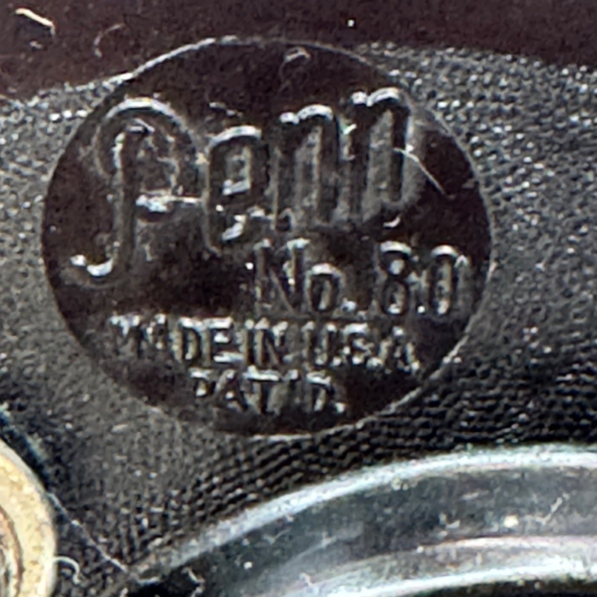 Vintage Penn No. 80 30-60 Fishing Reel Black & Silver 3" Spool Classic Durable