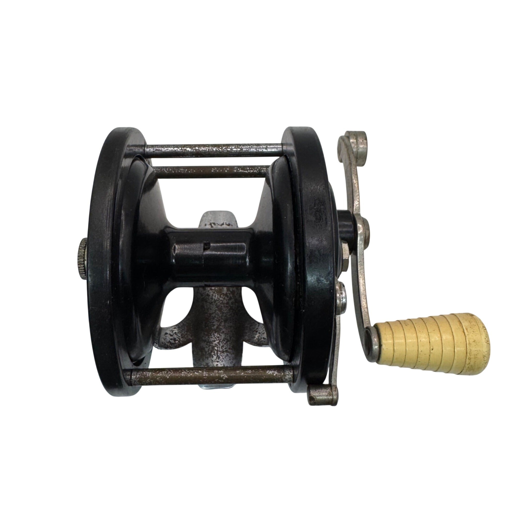 Vintage Penn No. 80 30-60 Fishing Reel Black & Silver 3" Spool Classic Durable
