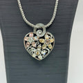 Garden of Dreams Necklace Swarovski Pink Purple Crystal Brighton Your Heart 18"
