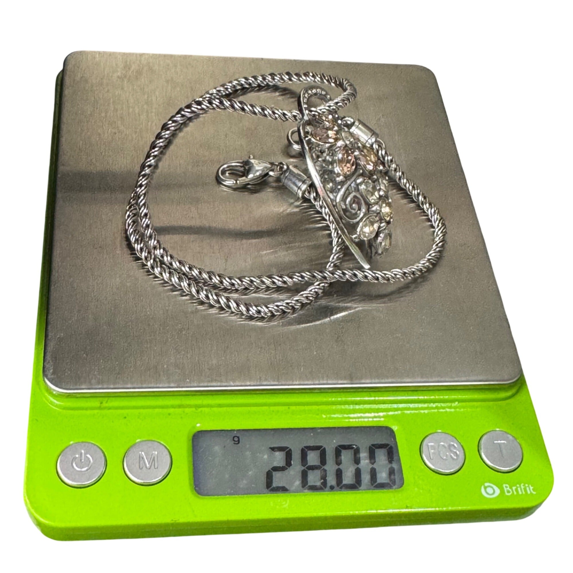 Garden of Dreams Necklace Swarovski Pink Purple Crystal Brighton Your Heart 18"
