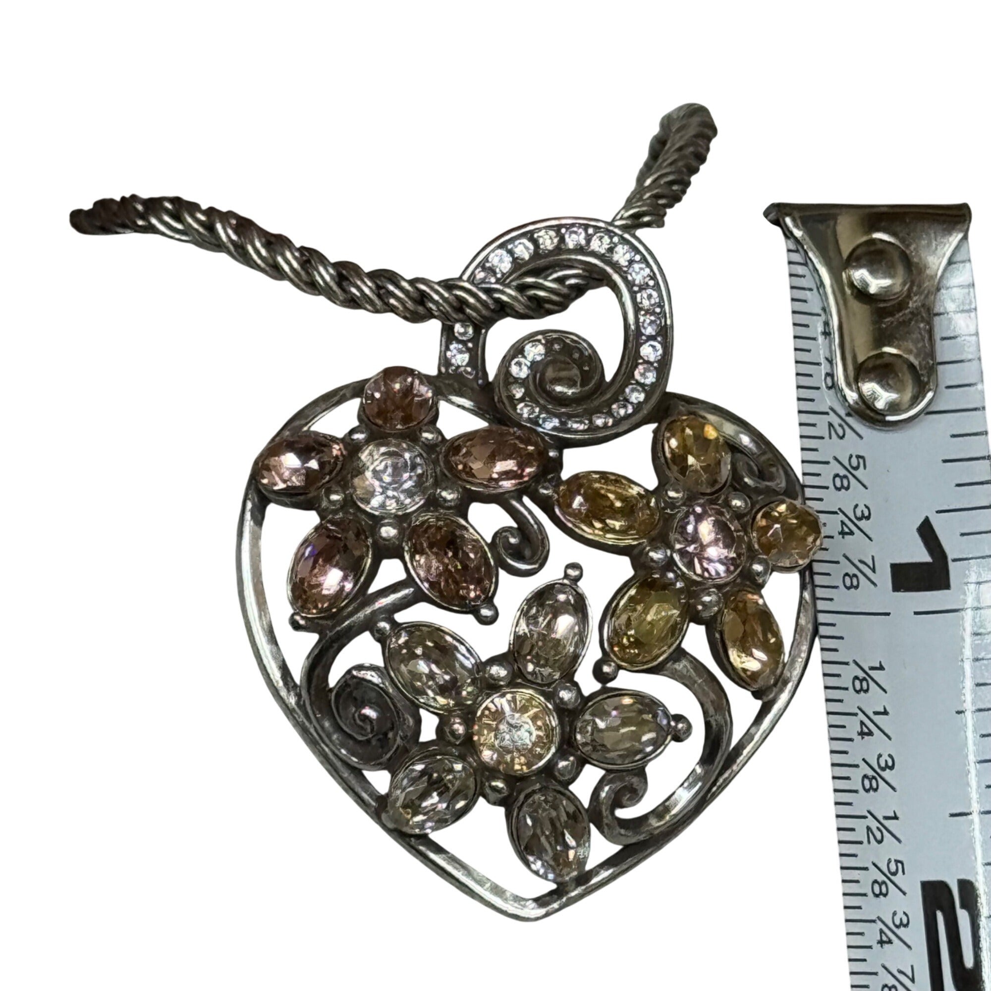 Garden of Dreams Necklace Swarovski Pink Purple Crystal Brighton Your Heart 18"