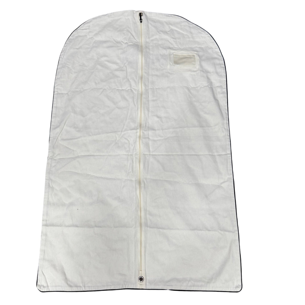 Fendi Roma Cream Garment Bag Travel Storage Suit Dress Authentic Zipper 41"x26"