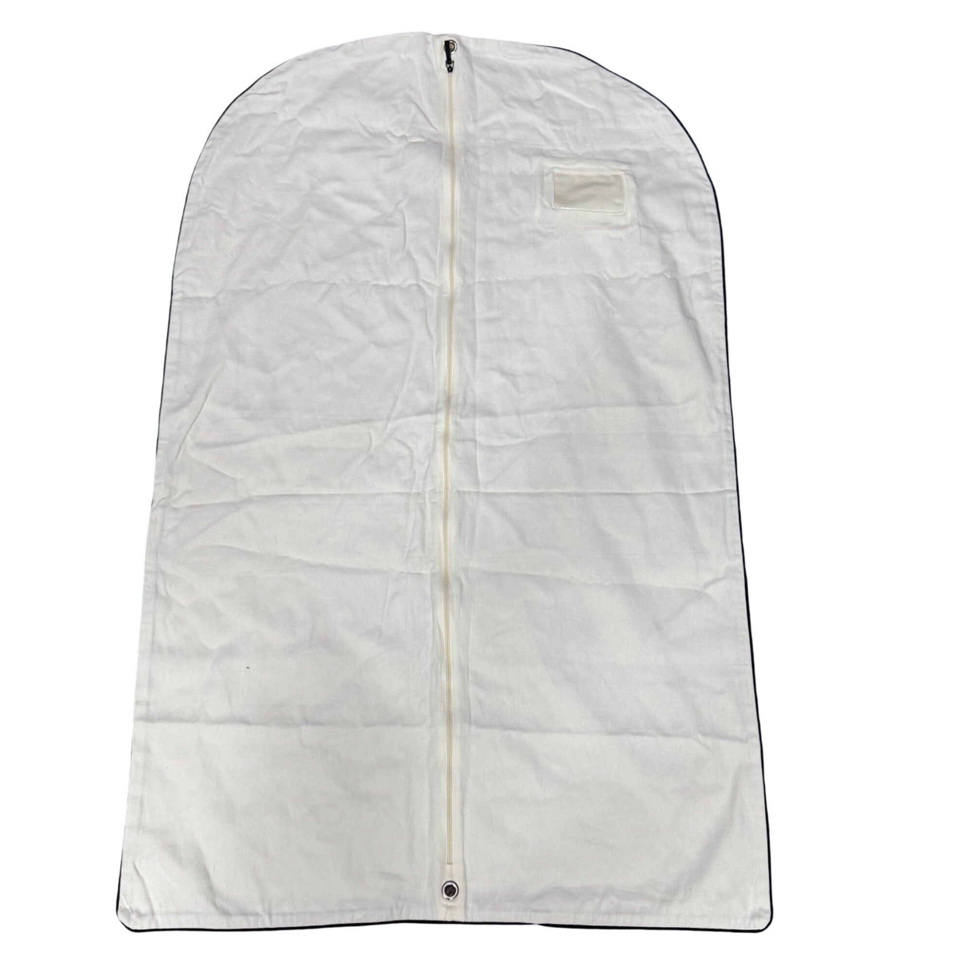 Fendi Roma Cream Garment Bag Travel Storage Suit Dress Authentic Zipper 41"x26"
