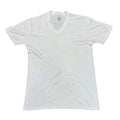Alfani White V-Neck T-Shirt L 100% Combed Cotton Made In Canada Undershirt Pima