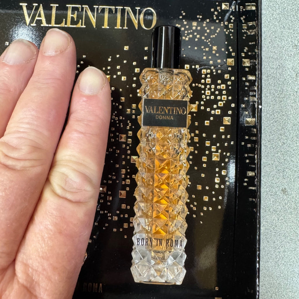 Valentino Born In Roma 2 Pc Gift Set Eau De Toilette 1.7 oz + 0.5 oz Uomo New