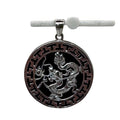 Black Jade Dragon Pendant Heavy Sterling Silver Dragon Statement Necklace Vtg