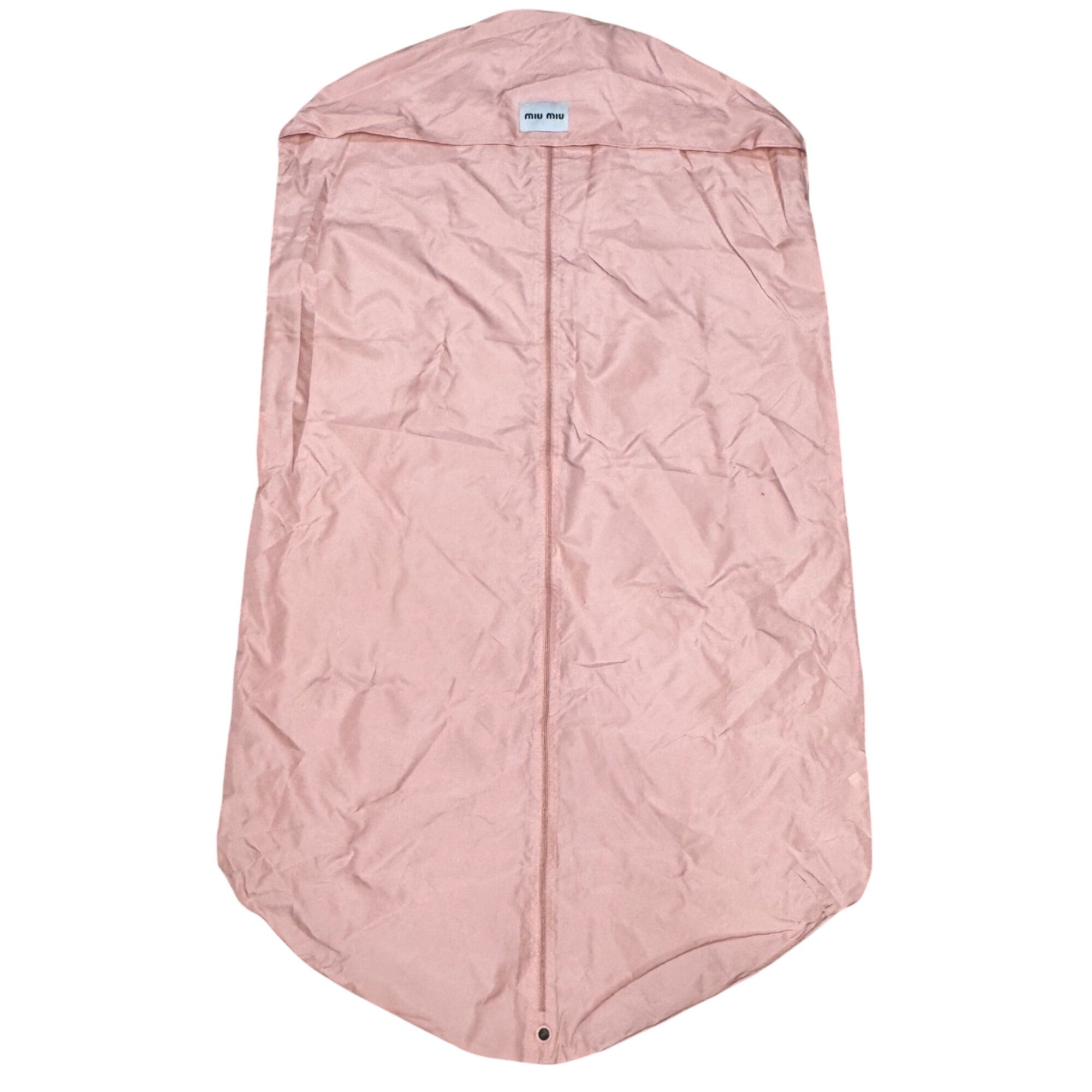 Miu Miu Pink Garment Bag Dress Suit Storage Authentic Zippered Closure 43"x19.5"