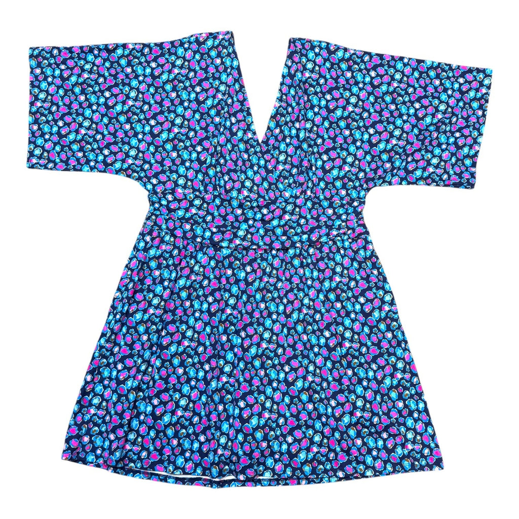 Lilly Pulitzer Parigi Skort Seabreeze Blue Pink XL Short Sleeve Romper NEW $168