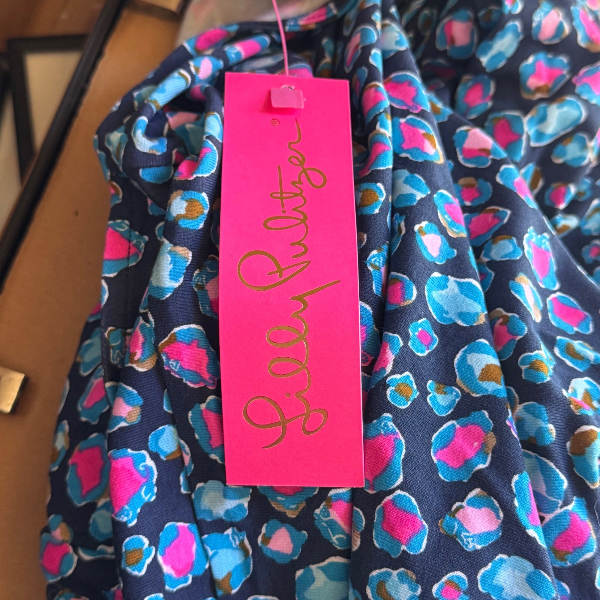 Lilly Pulitzer Parigi Skort Seabreeze Blue Pink XL Short Sleeve Romper NEW $168
