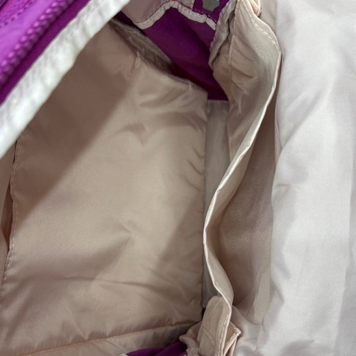 Kipling Seoul Large Backpack Lightweight Purple Pink Laptop 15" Pocket Metallic