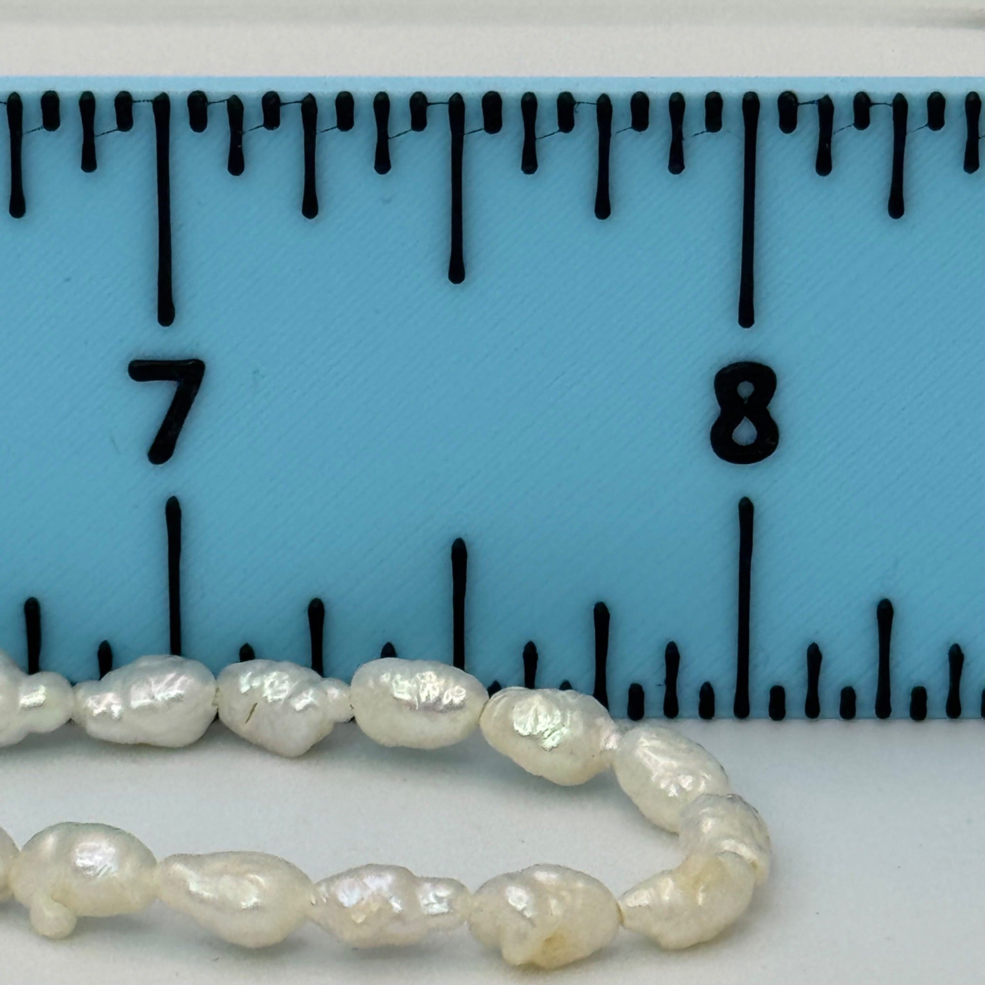 Baroque Freshwater Pearl Necklace Vintage 14K Gold-Filled Clasp 16" Classic