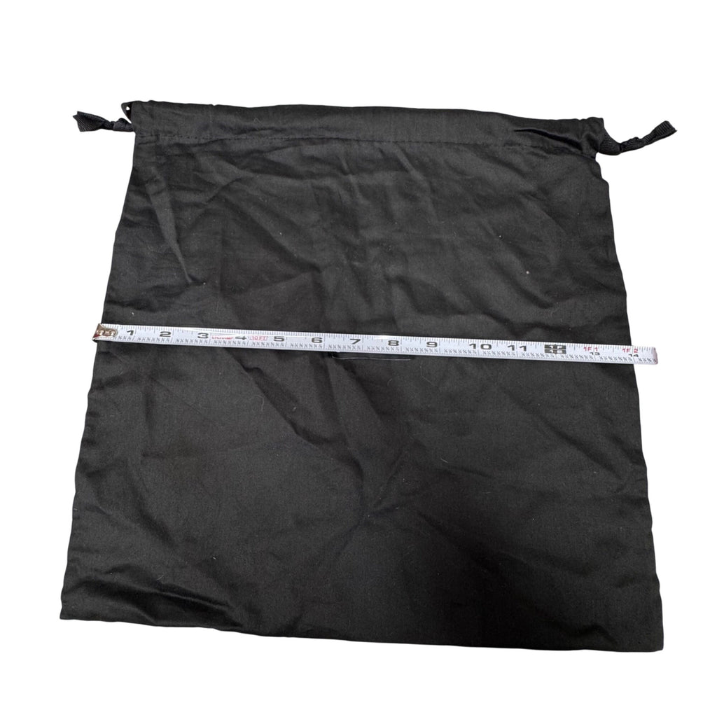 Dolce & Gabbana Black Dust Bag 14"x13 Drawstring Purse Handbag Shoes Accessories
