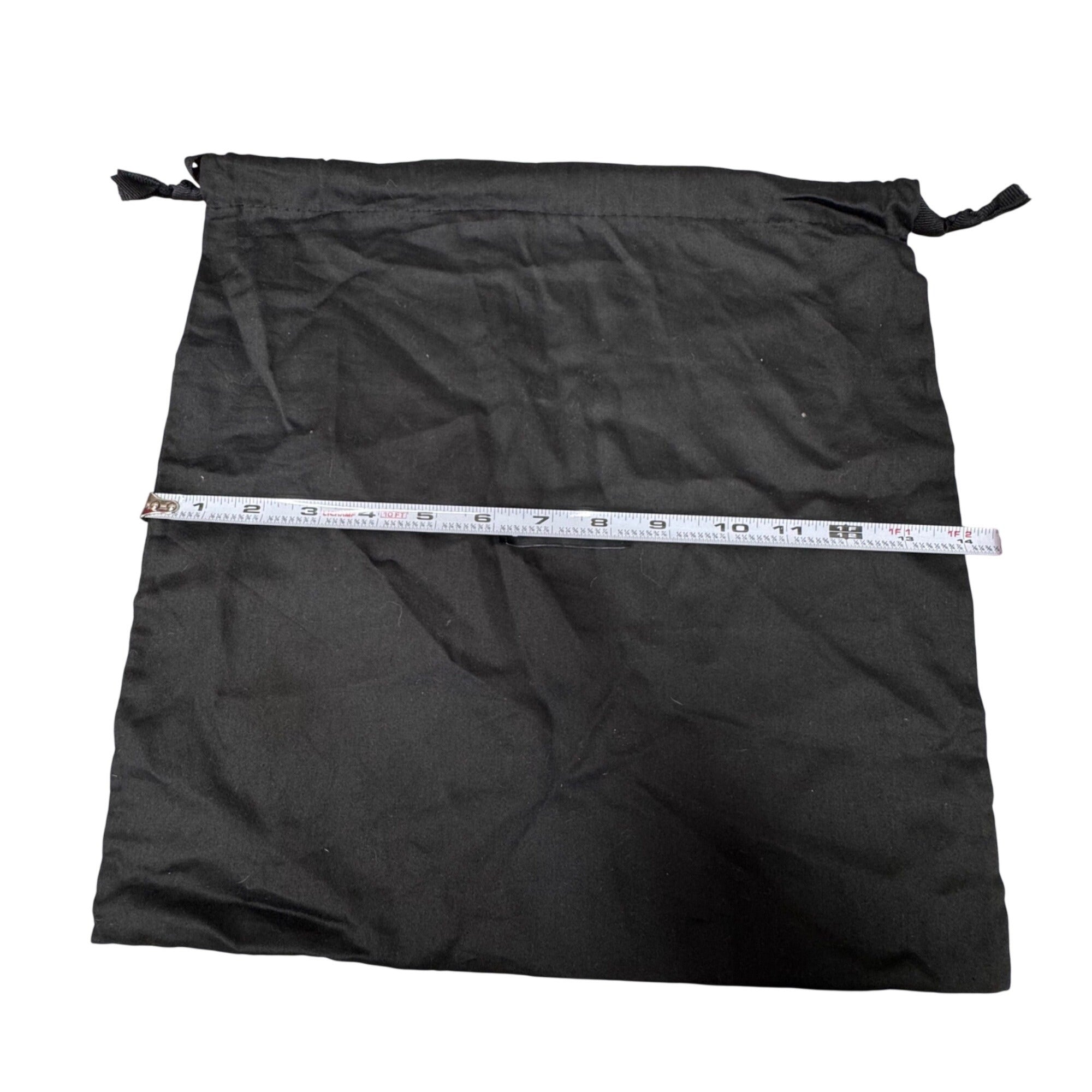 Dolce & Gabbana Black Dust Bag 14"x13 Drawstring Purse Handbag Shoes Accessories