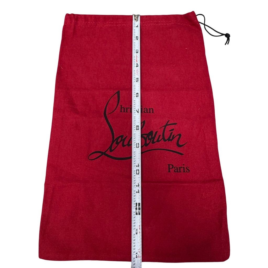 Authentic New Christian Louboutin Red Shoe Handbag Dust Bag 14X9 Storage Gift