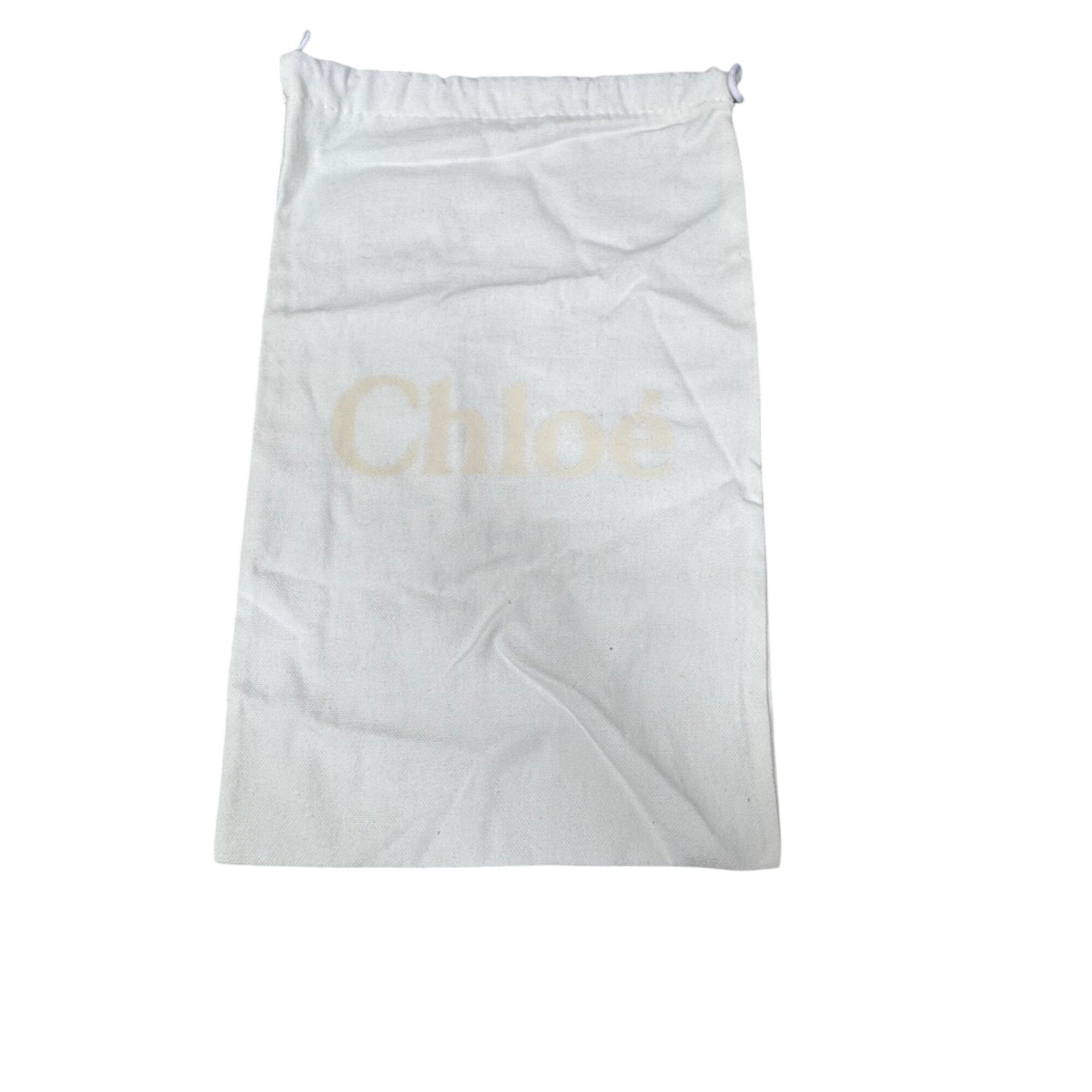 Chloé Cotton Drawstring Dust Bag 13.5X8.5 Storage Gift Authentic Shoes Handbag