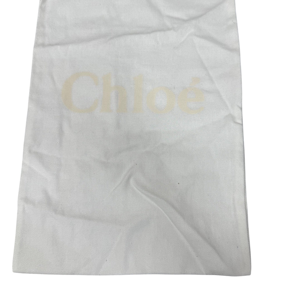 Chloé Cotton Drawstring Dust Bag 13.5X8.5 Storage Gift Authentic Shoes Handbag