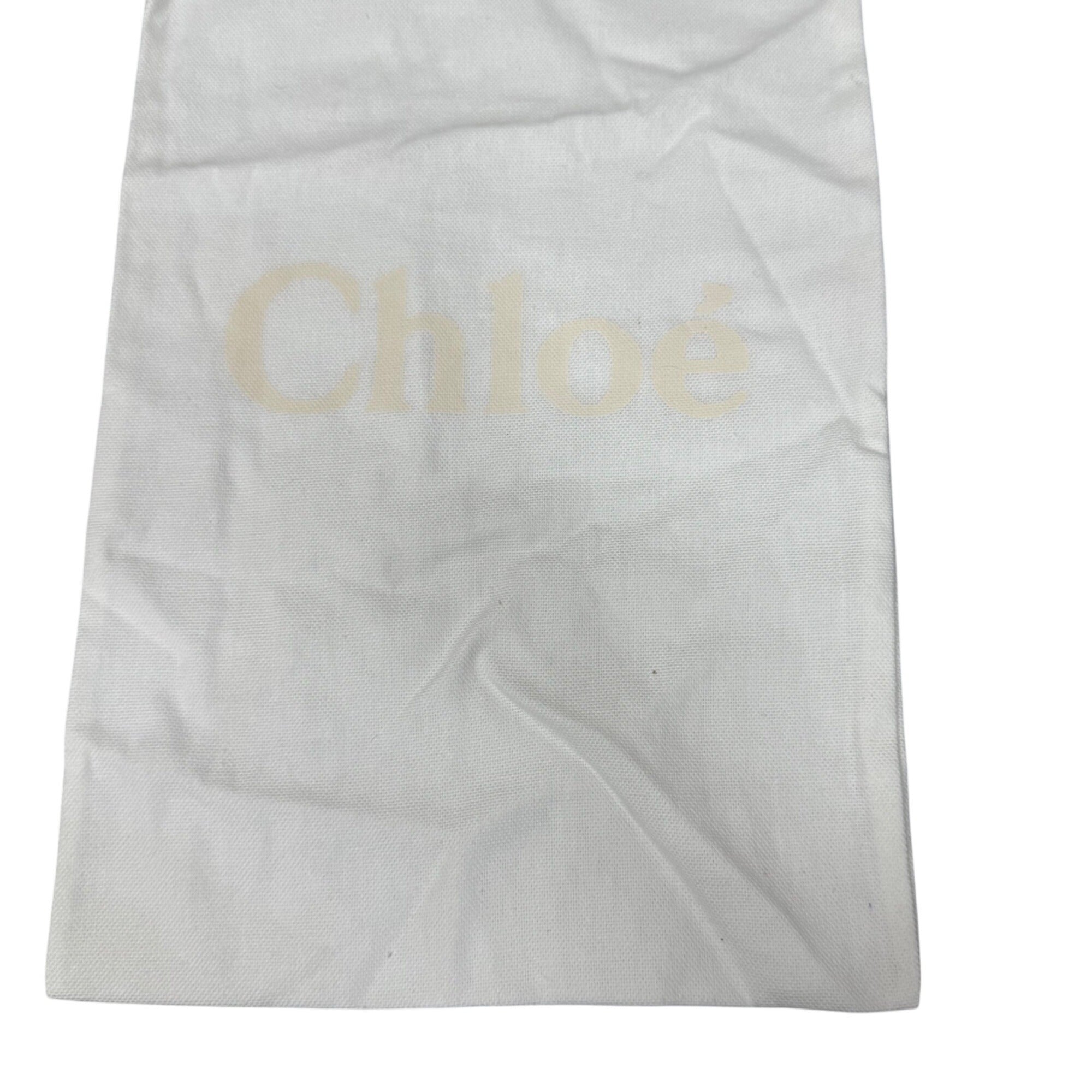Chloé Cotton Drawstring Dust Bag 13.5X8.5 Storage Gift Authentic Shoes Handbag