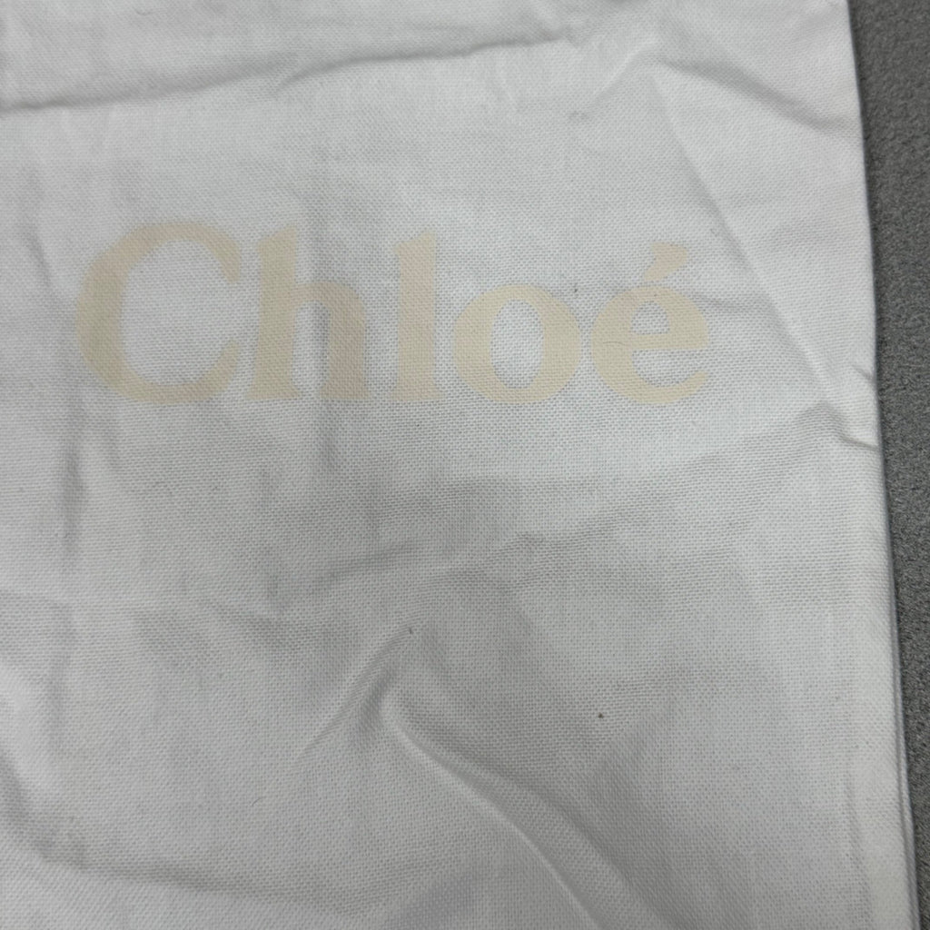 Chloé Cotton Drawstring Dust Bag 13.5X8.5 Storage Gift Authentic Shoes Handbag