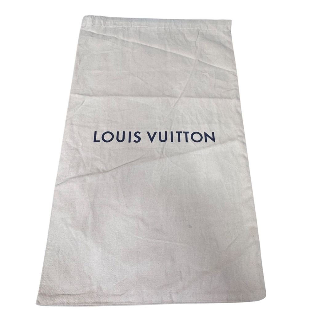 Louis Vuitton Travel Drawstring Dust Bag 12 x19 Beige LARGE Cotton Luxury NEW LV