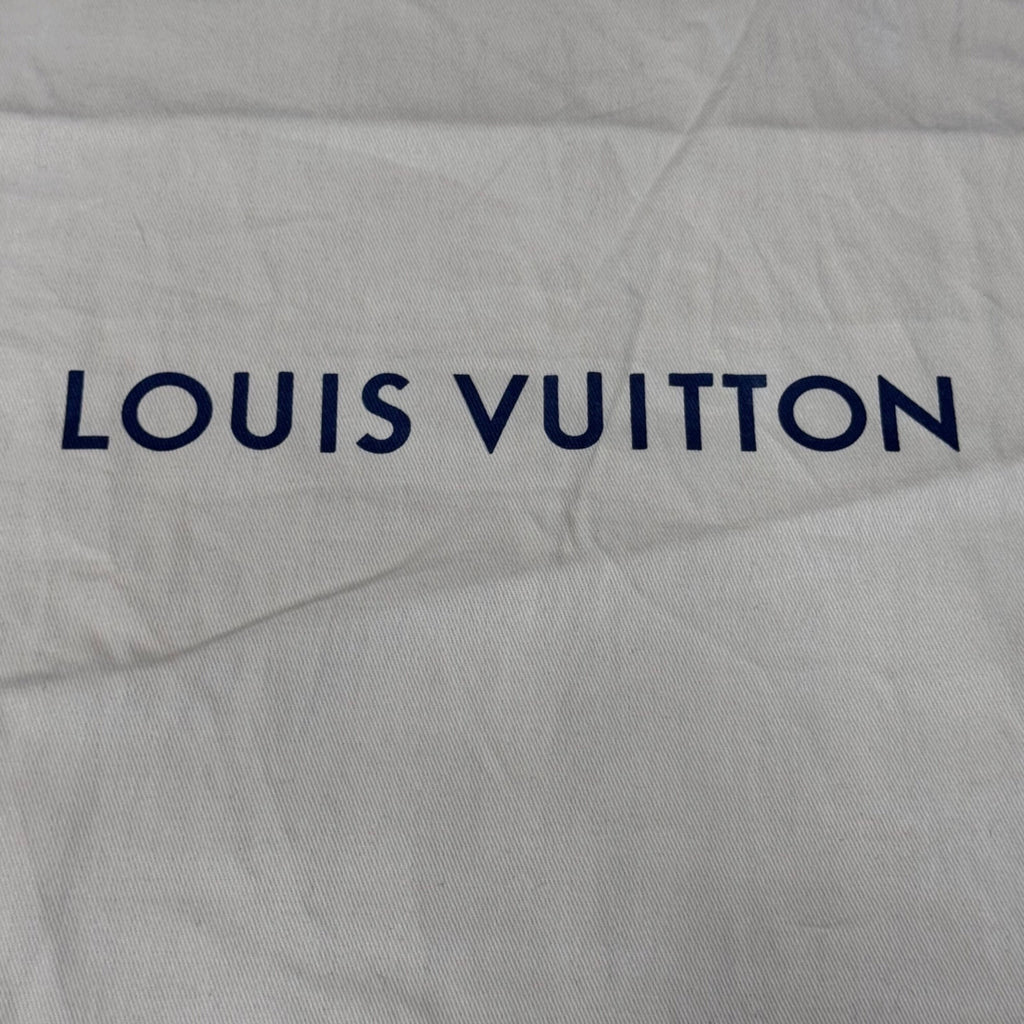 Louis Vuitton Travel Drawstring Dust Bag 12 x19 Beige LARGE Cotton Luxury NEW LV