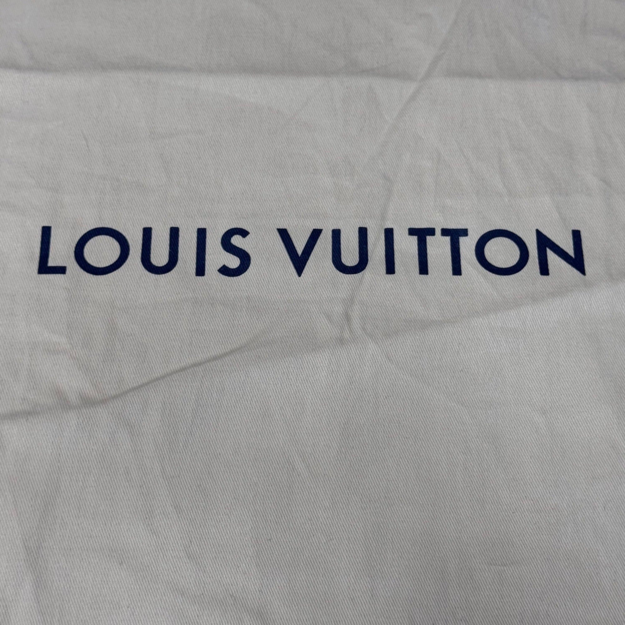 Louis Vuitton Travel Drawstring Dust Bag 12 x19 Beige LARGE Cotton Luxury NEW LV