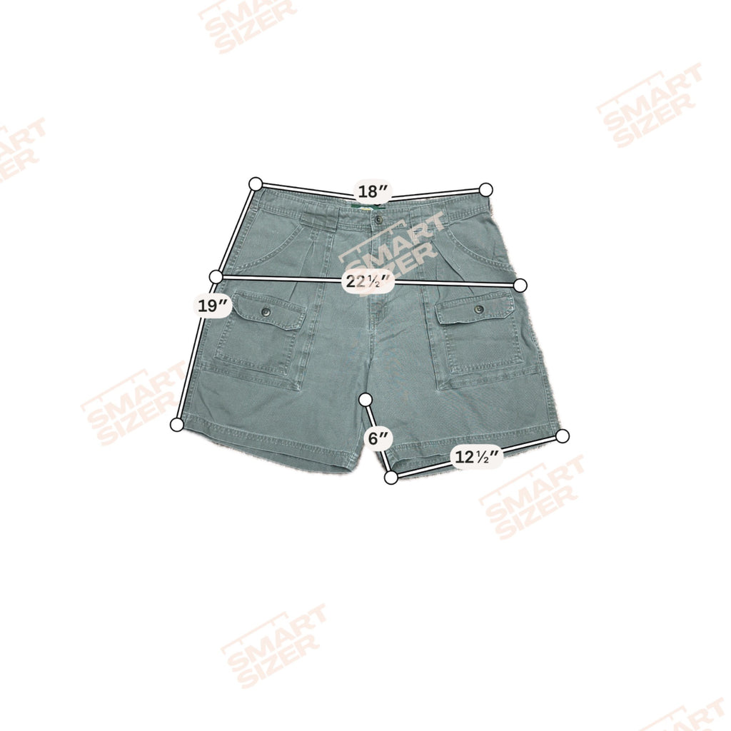 Cabelas Womens Cargo Shorts Size 16 Green 100% Cotton Outdoor Cargo Style Sport