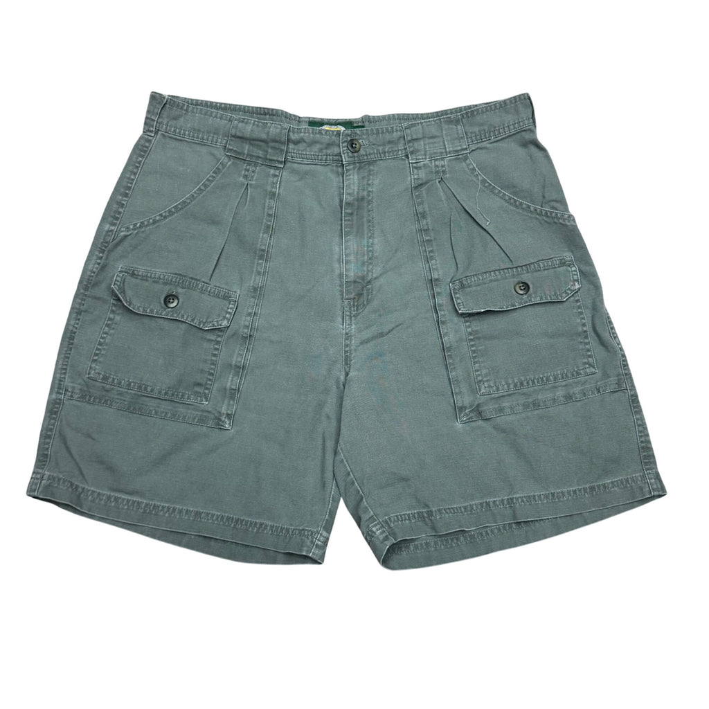 Cabelas Womens Cargo Shorts Size 16 Green 100% Cotton Outdoor Cargo Style Sport