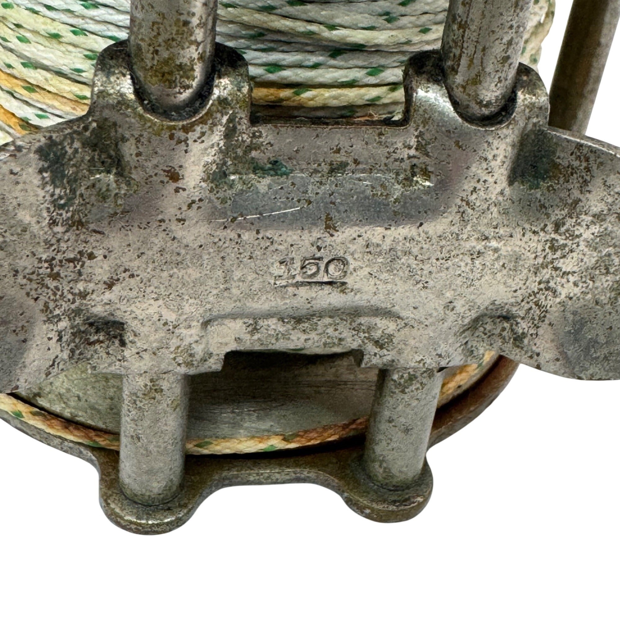 Rare Antique Vintage Leader 150 Yd. Saltwater Fishing Reel Spool Old Vintage