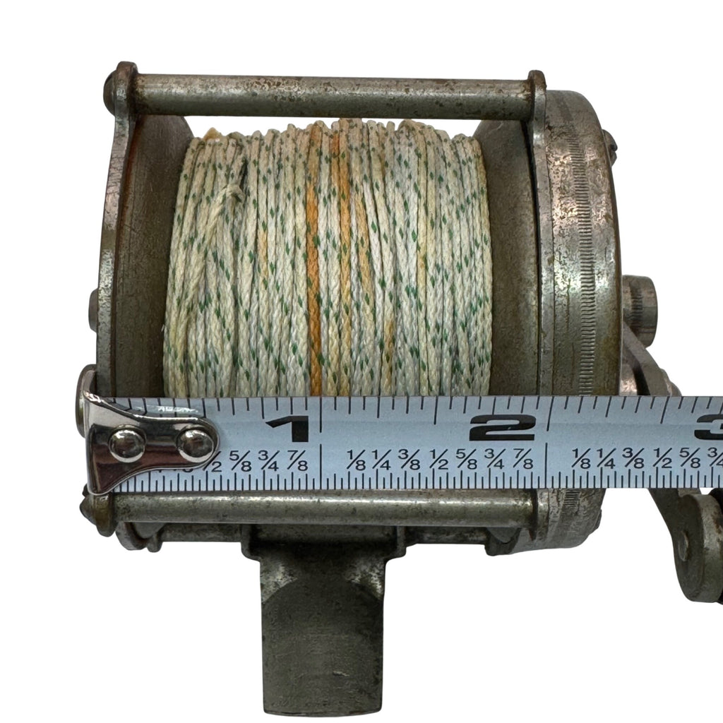 Rare Antique Vintage Leader 150 Yd. Saltwater Fishing Reel Spool Old Vintage