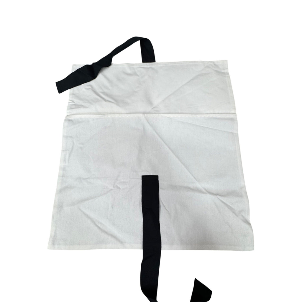 Chanel White Cotton Envelope Style Dust Bag Handbags Purse Accessories Gift 13x9