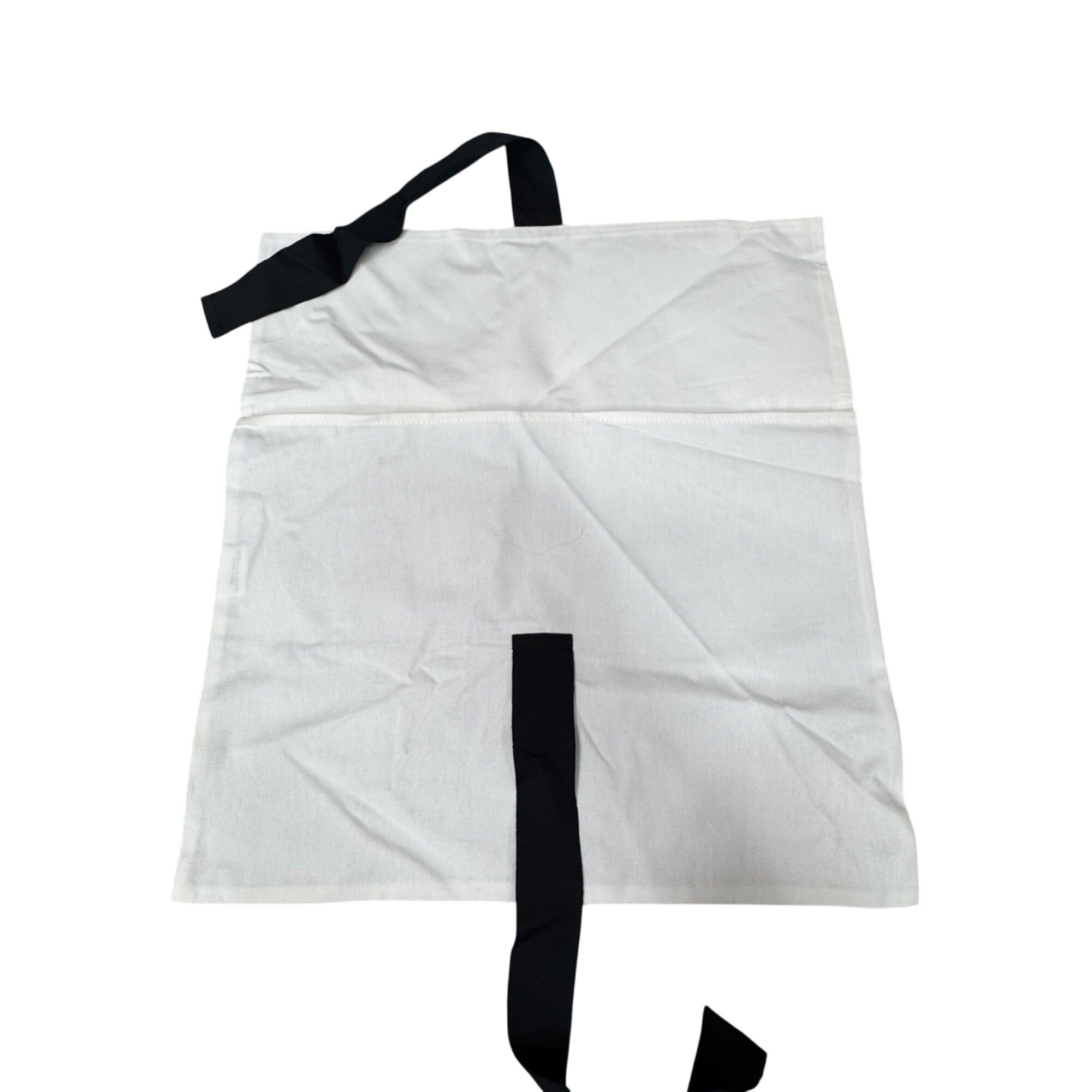 Chanel White Cotton Envelope Style Dust Bag Handbags Purse Accessories Gift 13x9