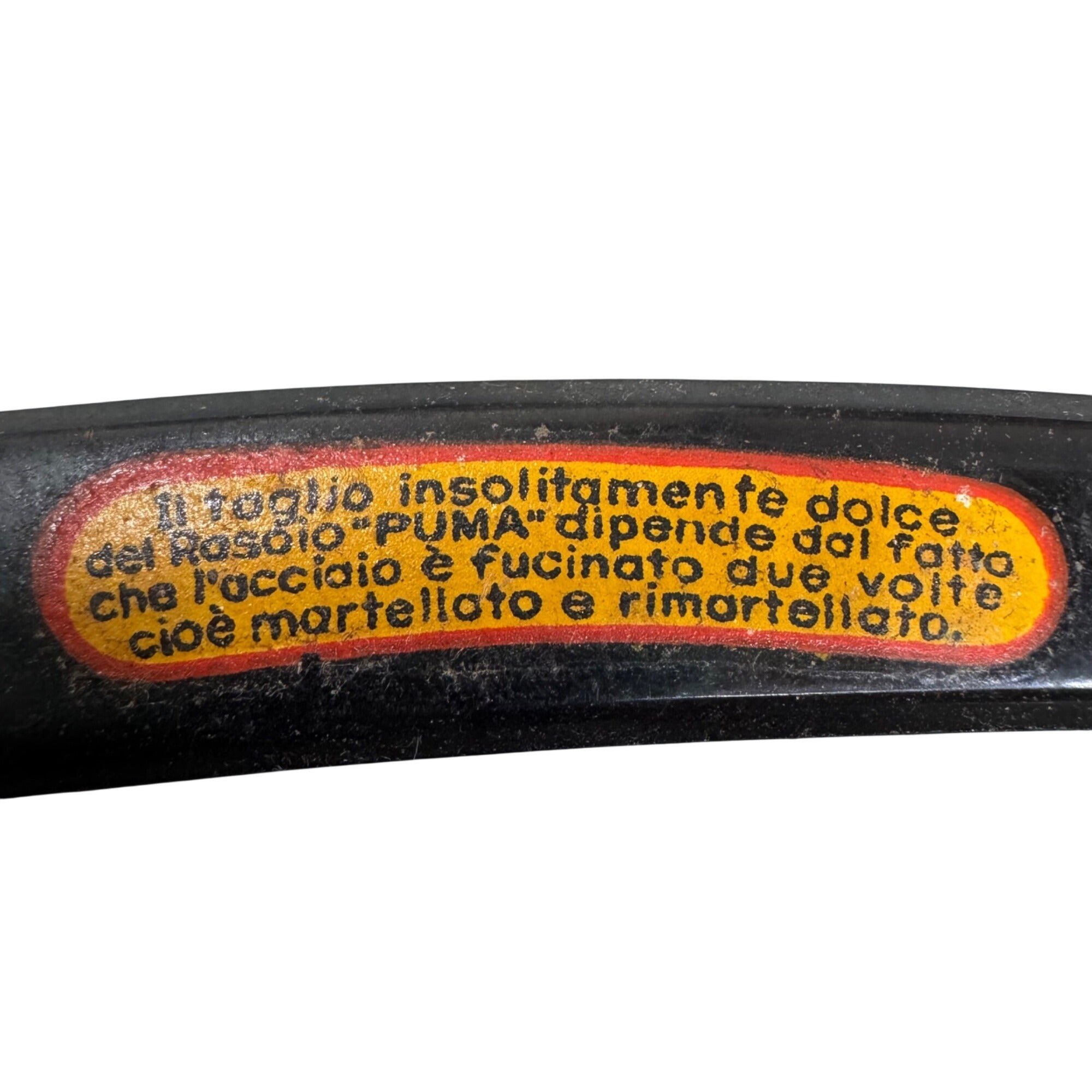 Puma Solingen Straight Razor Vtg Black Handle 5/8" Blade Special Germany 68 READ
