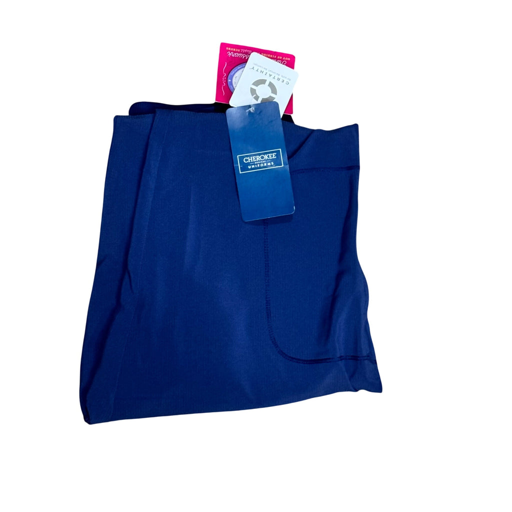 Cherokee Womens Tall Navy Blue Medical Uniform Scrub Pants XS  Pockets NEW w/ Ta