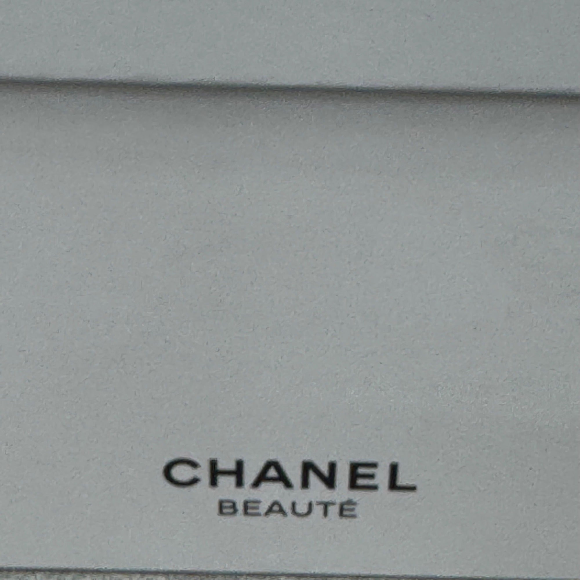 Chanel White Beauté Box 4.75x4.75x6 Storage Display Gift Authentic Hair Jewelry