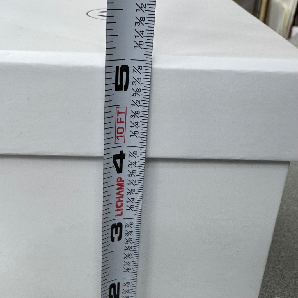 Chanel White Beauté Box 4.75x4.75x6 Storage Display Gift Authentic Hair Jewelry