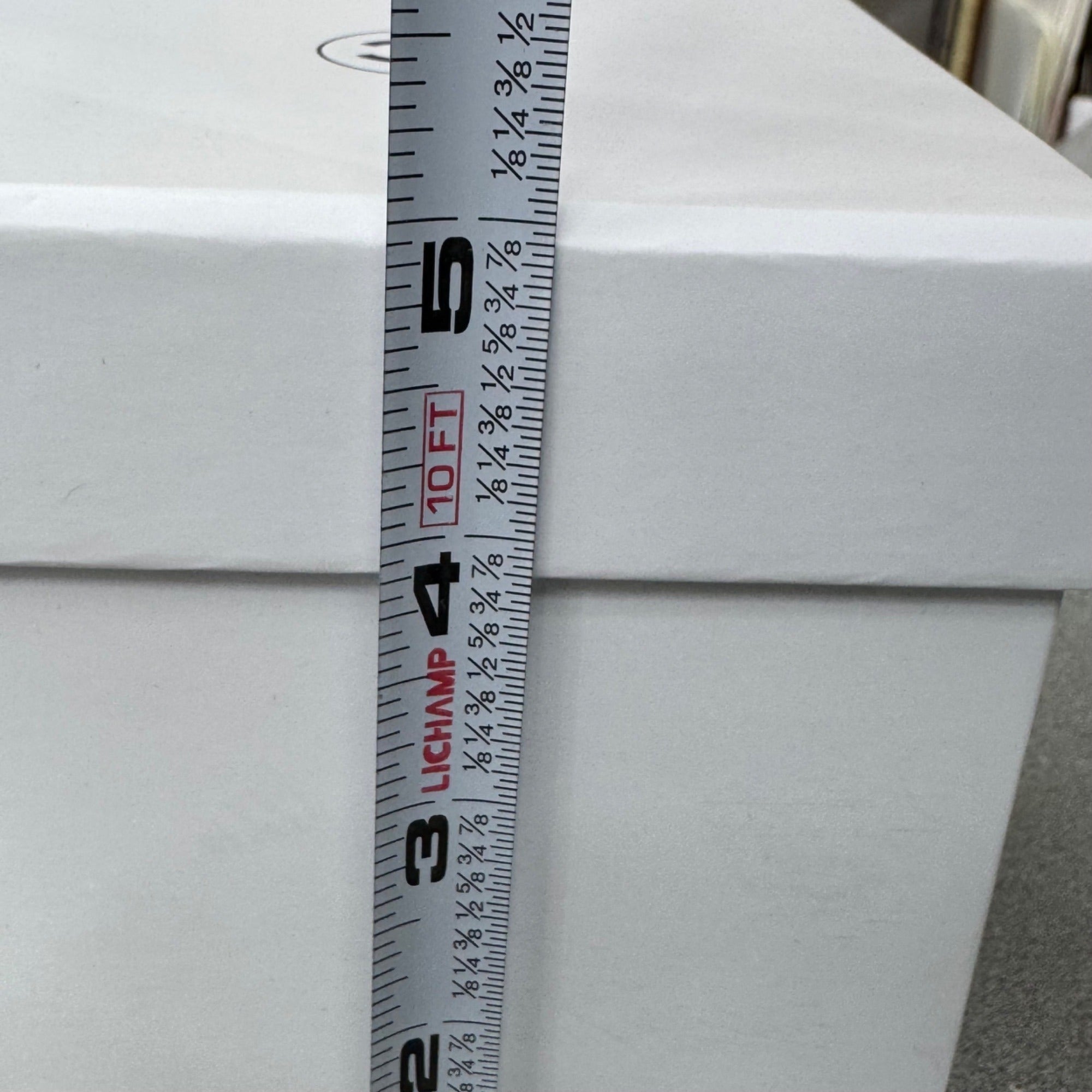 Chanel White Beauté Box 4.75x4.75x6 Storage Display Gift Authentic Hair Jewelry