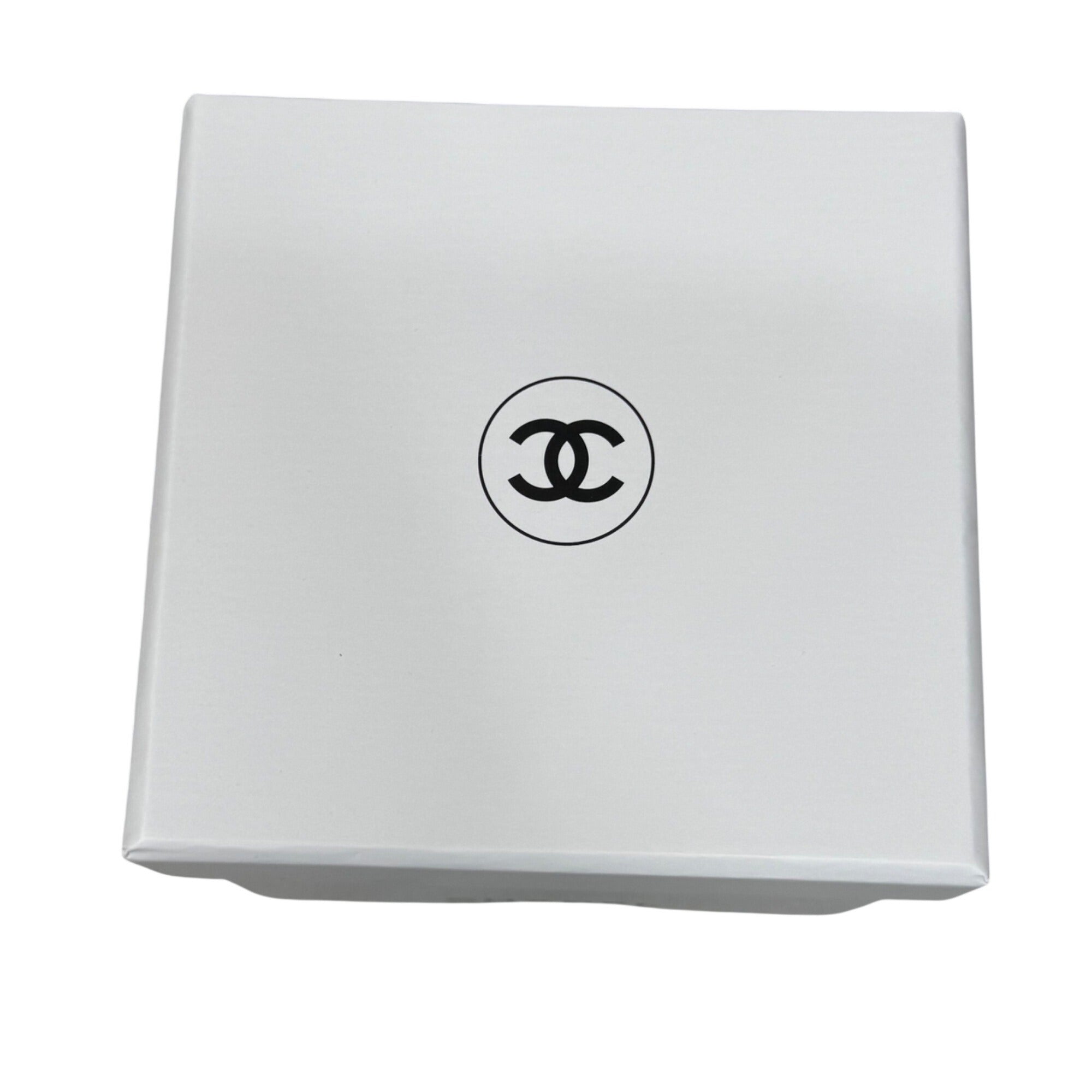 Chanel White Beauté Box 4.75x4.75x6 Storage Display Gift Authentic Hair Jewelry