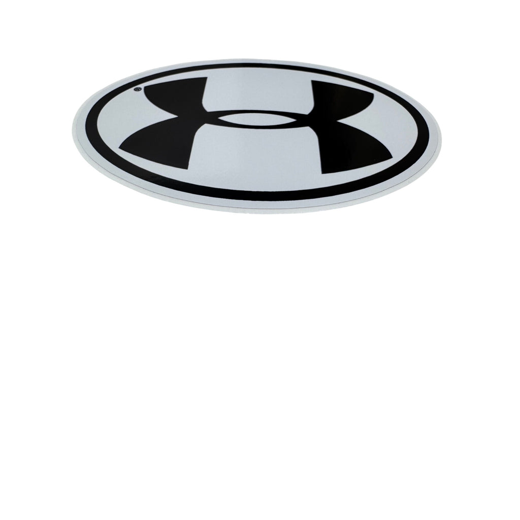Official Under Armour Oval Vinyl Decal Sticker Black White 5" Locker Car Toolbox
