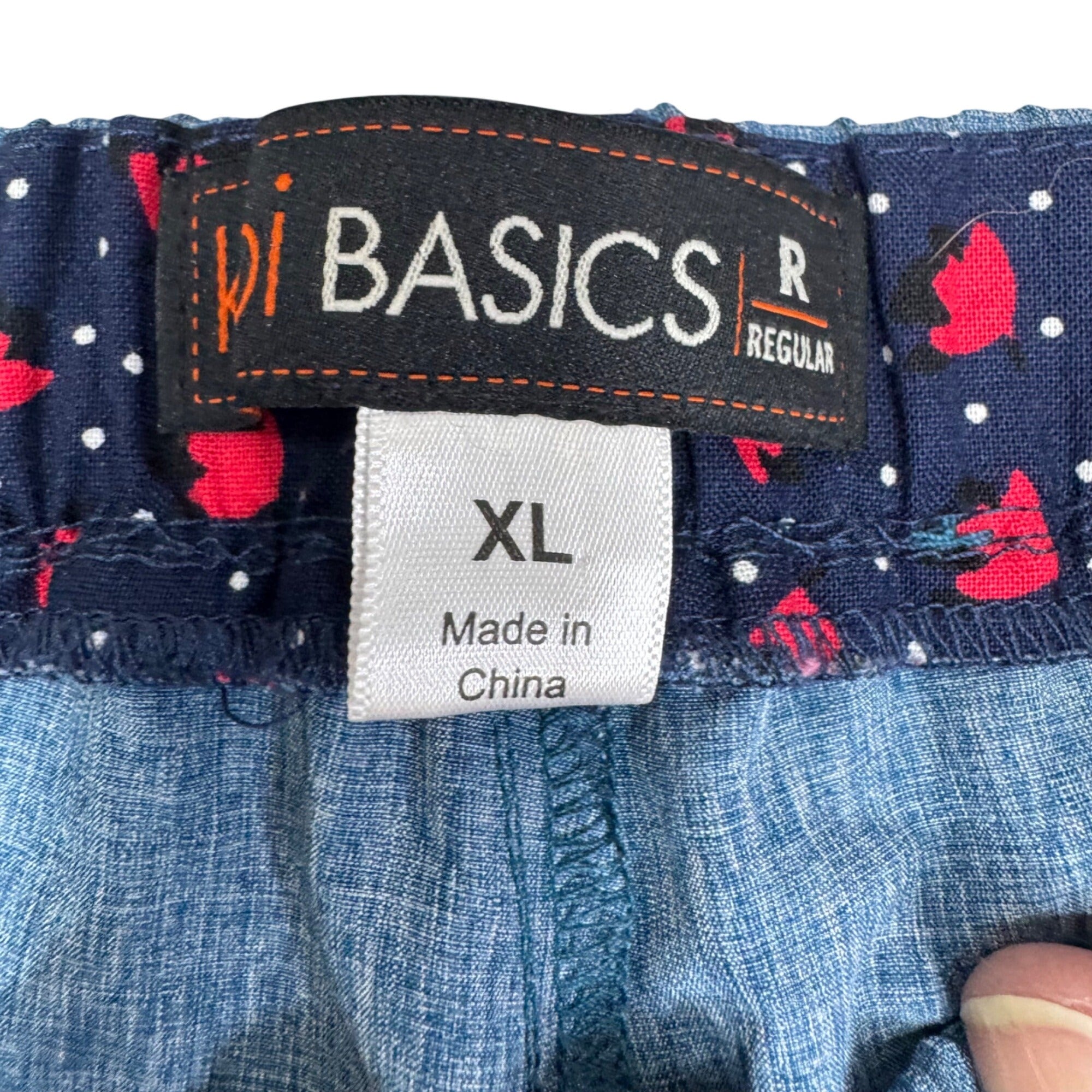 Koi Basics XL Blue Drawstring Elastic Waist Nursing Scrub Pants Pockets NEW