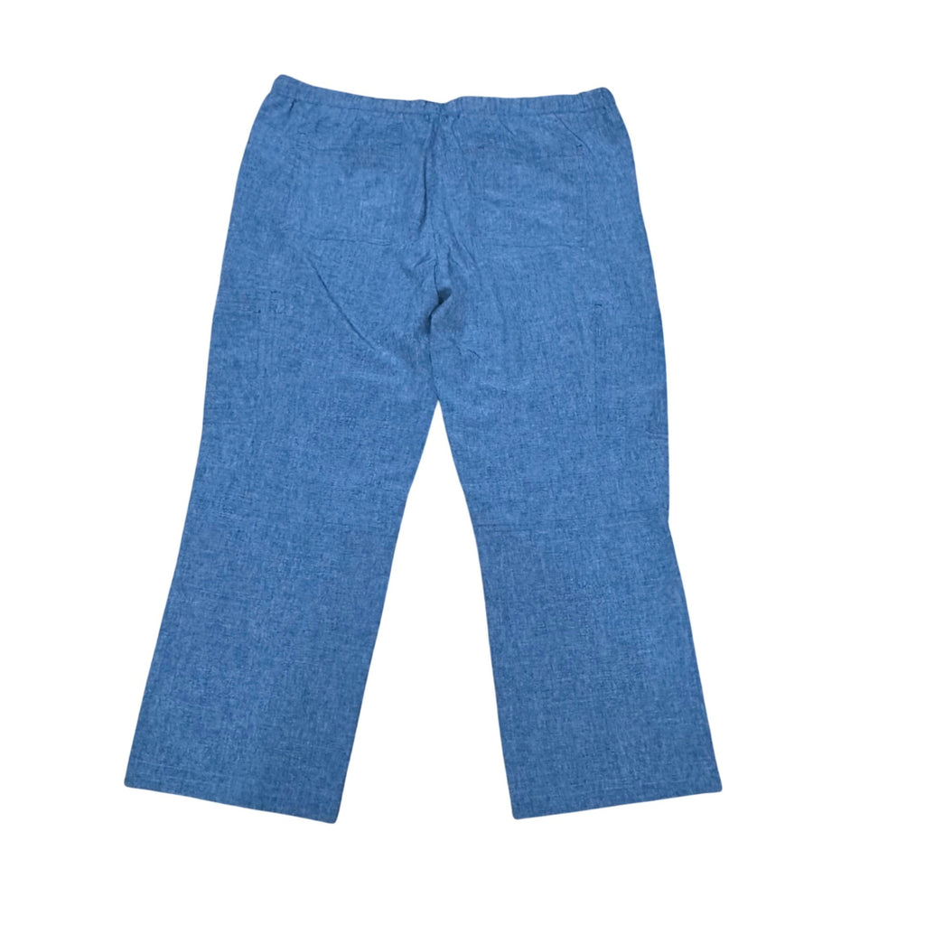 Koi Basics XL Blue Drawstring Elastic Waist Nursing Scrub Pants Pockets NEW