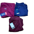 Blue Maroon Burgundy Cherokee Med Couture Scrub Pants XXS Lot of 3 Pair NEW Tag