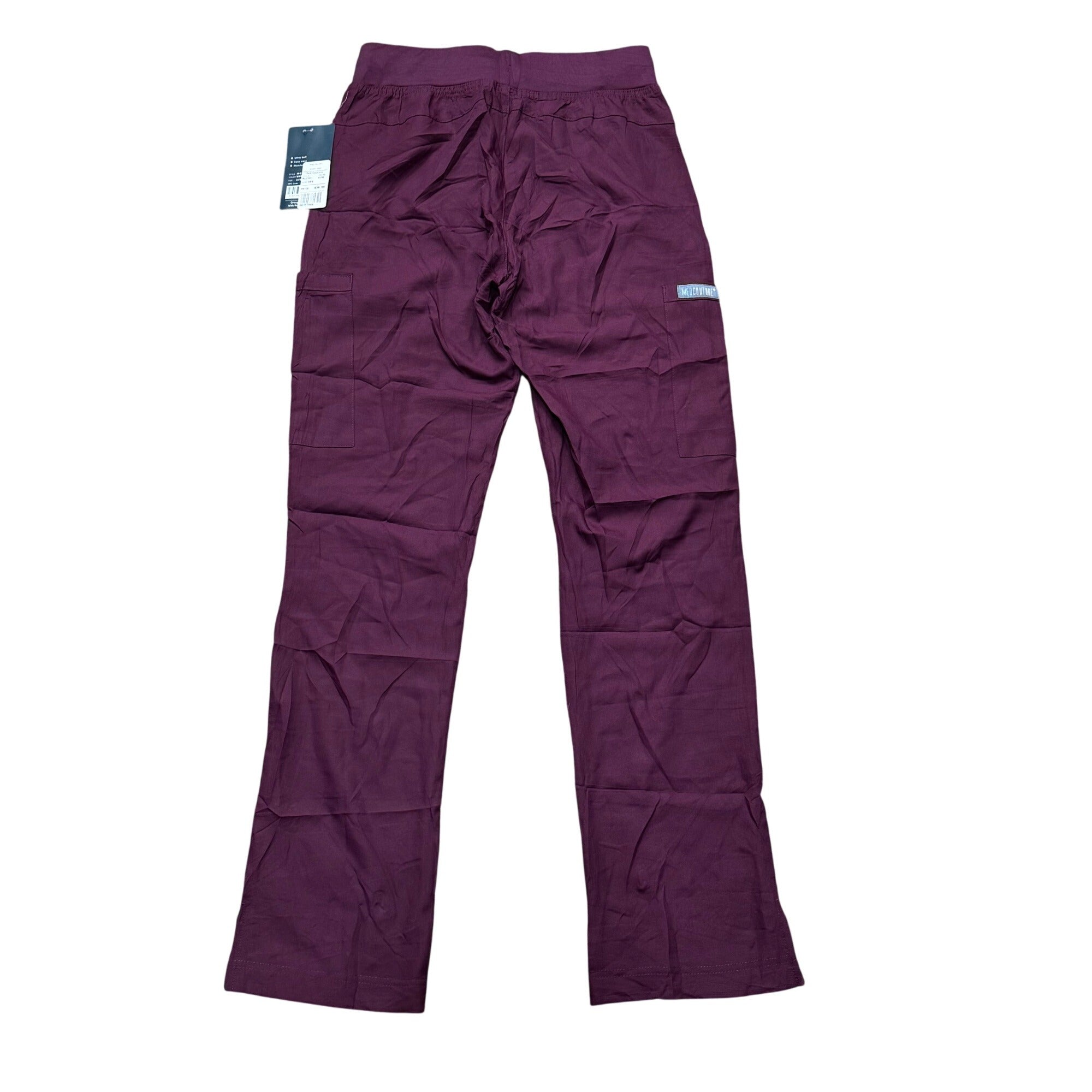 Blue Maroon Burgundy Cherokee Med Couture Scrub Pants XXS Lot of 3 Pair NEW Tag