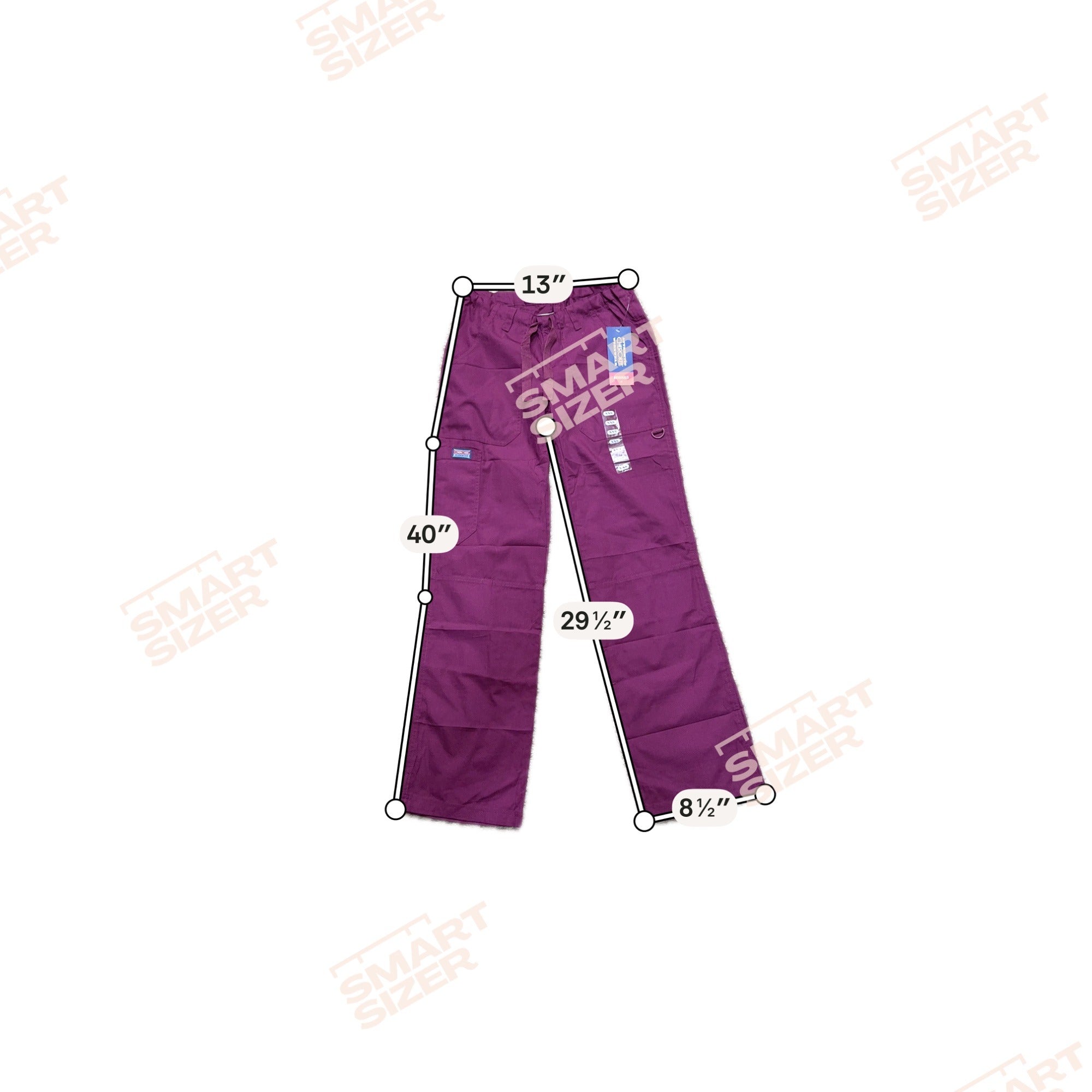 Blue Maroon Burgundy Cherokee Med Couture Scrub Pants XXS Lot of 3 Pair NEW Tag